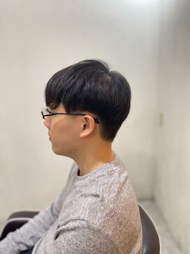 メンズカット バイ ソイクフ(メンズカット by SOY-KUFU) MEN'SHAIRアッシュブラックベリーショートダークアッシュ