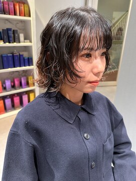 アム(amu) ボブパーマ/くせ毛風パーマ/ボブレイヤー/ボブウルフ/パーマボブ