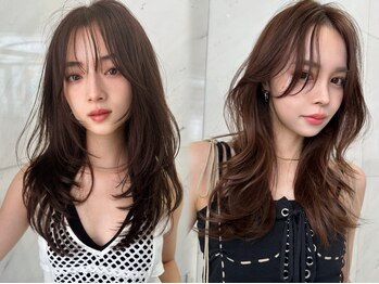 サイン 表参道(SIGN)の写真/《巻いてもストレートでもお洒落》韓国でもトレンドなレイヤーカットでお洒落なヘアーを提案♪[渋谷]