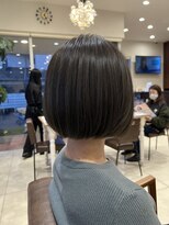 フォルテ 藤枝エピ店 透明感カラーとボブ/静岡/藤枝/フォルテ/epi/エピ/髪質改善/縮毛