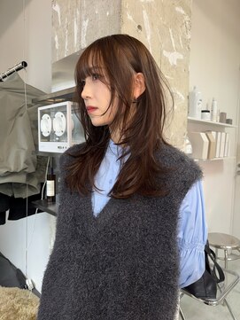 ゾーイダイミョウ(ZOEY daimyo) Olive browm / layer cut