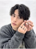 メンズ波巻きスパイラルツイストスパイラル