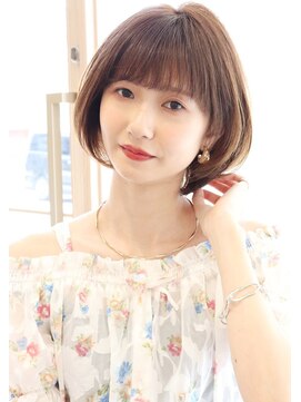 アイ(I.) 【 Ｉ. 】30代からのナチュラル前下がりショートボブ　川口