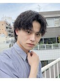 広島メンズ/ツイストスパイラル/縦落ちパーマ/2way