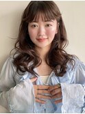 ゆるふわパーマ/モテパーマ/前髪パーマ/羽バング