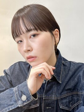 フィルムス 横浜(FILMS) ココアベージュ/黒髪/クラゲヘアー/オリーブグレー/ボブ/横浜