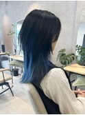 ロングウルフインナーブルー