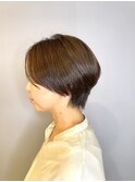 20代30代40代小顔切りっぱなし大人ボブイヤリングカラー