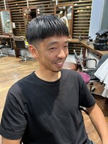 メロン 恵比寿(MERON)&nbsp;ストリートヘア ×ストレートバング×クロップヘア