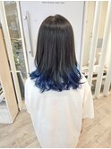 ブルーグラデーション