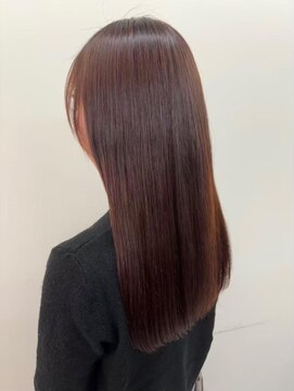 コンティロミー(CONTI ROMMY.) 酸性ストレート◎髪質改善フェミニンロングココアブラウン本厚木