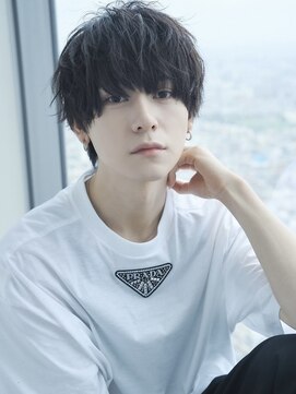 マカロン 福島店(MACARON) MEN’S HAIR/サーフカール/刈り上げセンターパート/福島86