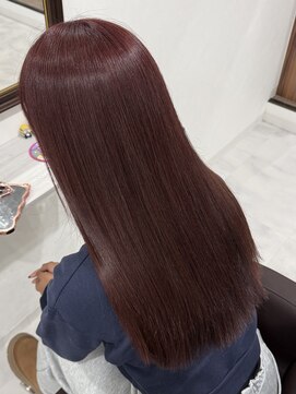 アールシリウス(R,SIRIUS) ブリーチ1回で出来るボルドーカラー