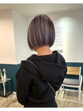 ヘアーブレイス(hair brace) 千葉駅/着物ヘア/大人ガーリー/ダークアッシュ/似合わせカット