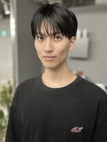 トリッカバルコニー ハヤマ(tricca Balcony Hayama) メンズショート/ナチュラルマッシュ/黒髪/清潔感