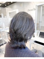 デミヘアー(Demi hair) ウルフカット×ミディアム