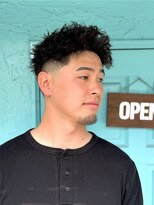 ラフテル ロマン(RAFTEL Roman)&nbsp;メンズピンパーマ｜ツーブロックショート好感度【塩原大輔】