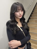 カノエ(canoe)&nbsp;顔周りlayer × ベージュカラー韓国へア20代大濠美容室