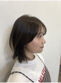 透明感たっぷりオリーブグレージュカラー