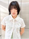 岡山レイヤーボブ20代30代40代ハッシュカットフェイスレイヤー