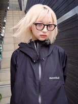 パークホワイト 代官山(PARK White)&nbsp;明るめミルクティーレイヤーカットハッシュカット