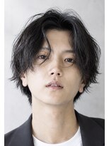 ゼンコー アオヤマ(ZENKO Aoyama)&nbsp;センターパート×ニュアンスウェーブ【メンズパーマ/表参道】