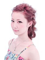 スノッブリコ(snob rico)&nbsp;【snob rico】やわらかエレガントアレンジxピンクベール