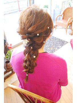 ベル(BELL) 編み下ろしアレンジ【BELL桜新町/用賀】