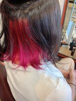 ヘアサロン シロップ(Hair Salon Syrup) [Syrup・山谷慎太郎] 「インナーカラー☆チェリーピンク」