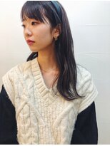 モロコ 神保町 小川町店(moloco)&nbsp;ラベンダーアッシュのぱつっとlongマロンベージュ[神保町]2