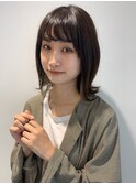 【伸ばしかけの方にオススメ】切りっぱなし外ハネ