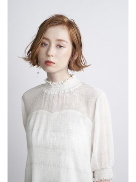 タヤ 自由が丘店(TAYA) 10代学割U24シースルーバングイヤリングカラー外ハネミディアム