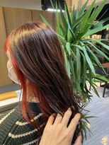 アリカ(arika)&nbsp;インナーカラー×レッドブラウン