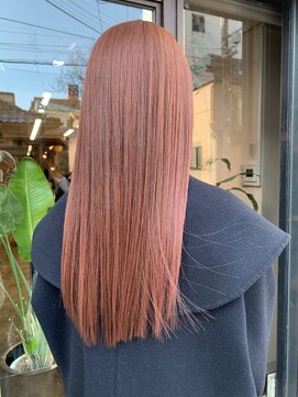 コレット ヘアー 大通(Colette hair) 酸性ストレート×サクラピンク