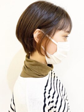 モリオ フロム ロンドン 成増店 【morio成増/玉井】　ショート　インナーカラー　オレンジ