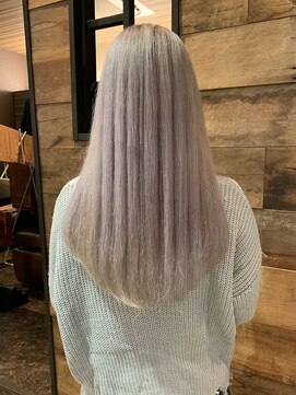 リード バイ ラグーン(LEAD by LAGOON) ホワイトミルクティーケアブリーチグレージュイヤリングインナー