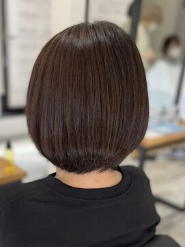 アトリエコア(Atelier Coa) ショートカットくびれショート前下がりボブベージュカラー