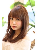似合わせカットとピンクブラウンは大人女性から大人気！！