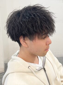 バース バイ ハピネス(BIRTH by happiness) men's 緩め縦落ちツイストスパイラルパーマ ツイスパ