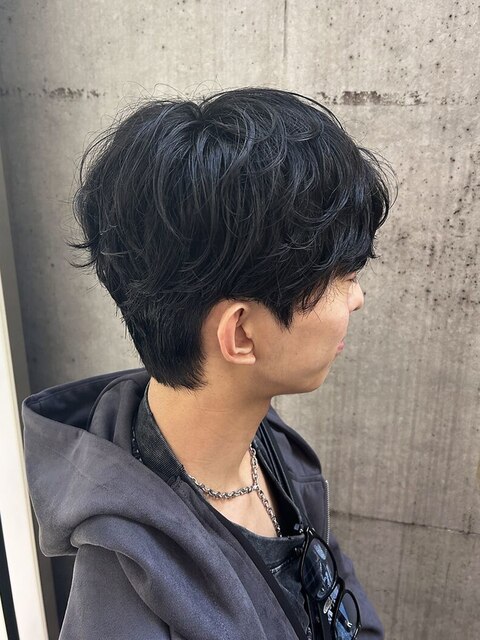 韓国風ヘア/髪質改善/メンズパーマ/カルマパーマ/マッシュウルフ