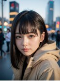 ミディアムボブ再現性ストレート艶感骨格補正黒髪