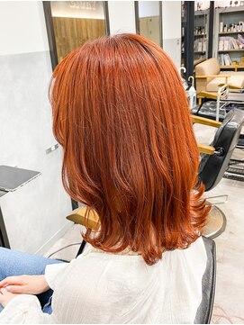 エイト 池袋店(EIGHT ikebukuro) 【EIGHT 池袋】ケアブリーチ×オレンジブラウン