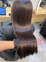 ジーナ 船橋(Zina)&nbsp;髪質改善＊ロングレイヤーグレーベージュ＊美髪【Zina船橋】