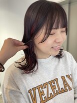 アヴァンスアンス 広島袋町店(AVANCE.ens)&nbsp;イヤリングカラーワインレッドカラー