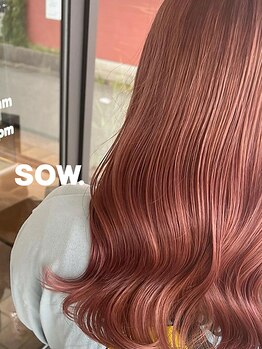 ソウ(SOW.)の写真/タメージ補修でよりまとまりを♪日々のお手入れをより楽にし、誰が見てもツヤまとまりのある髪へ―。