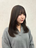 クム 横浜(qumu)&nbsp;【qumu 横浜】暗髪×顔周りレイヤー