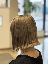 ファーストクラス 結城店 ハイトーンワンレンボブ