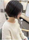 黒髪ショートボブ