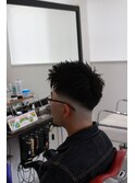 短髪スキンフェード