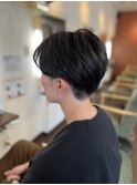 ON、OFF選ばないマッシュヘア